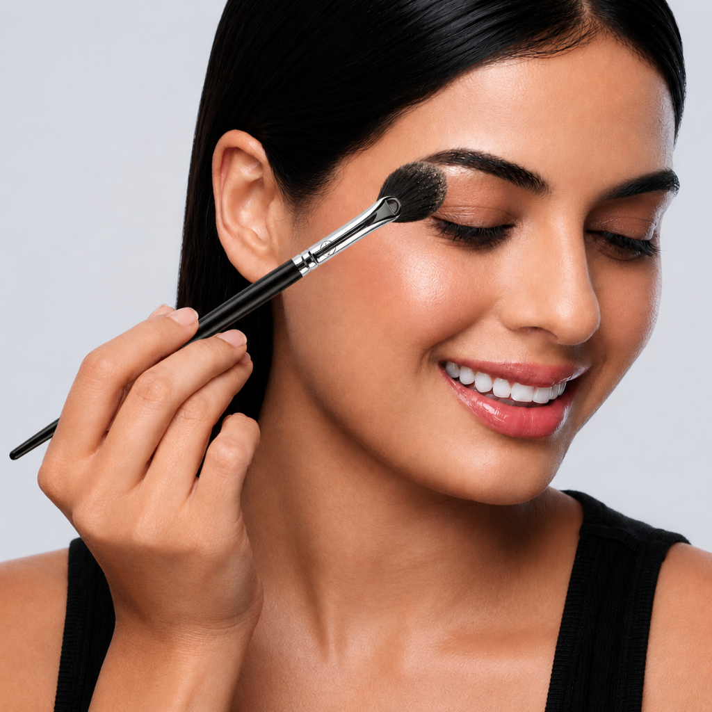 Cọ Quạt Highlight Bắt Sáng & Phủi Phấn Dư Bh Cosmetics Fan Highlighter Brush BH512